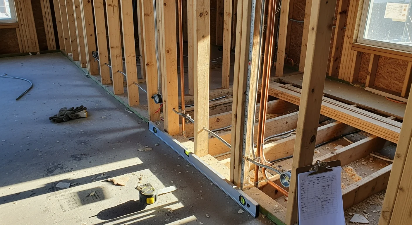A renovated interior room in an asdfas home showing updated walls, flooring, and trim completed by zxczxc. The space reflects finished general contractor renovation work with clean lines and no construction debris remaining.